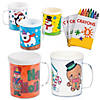 Color Your Own Christmas Mug Assortment for 36 Image 1