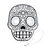 Color Your Own Day of the Dead Masks - 12 Pc. Image 1