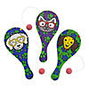 Color Your Own Dog Party Paddleball Games - 12 Pc. Image 1