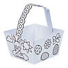 Color Your Own Easter Baskets - 12 Pc. Image 1
