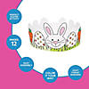 Color Your Own Easter Crowns - 12 Pc. Image 3
