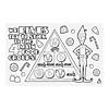 Color Your Own Elf Placemats - 12 Pc. Image 1