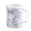 Color Your Own Frosty the Snowman&#8482; Reusable BPA-Free Plastic Mugs - 12 Ct. Image 1