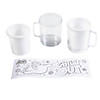 Color Your Own Frosty the Snowman&#8482; Reusable BPA-Free Plastic Mugs - 12 Ct. Image 2
