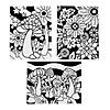 Color Your Own Fuzzy Magical Environment Posters - 12 Pc. Image 1