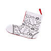 Color Your Own Gingerbread Christmas Stockings - 12 Pc. Image 1
