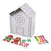 Color Your Own Gingerbread Houses - 12 Pc. Image 1