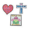 Color Your Own &#8220;Grow In The Love Of Christ&#8221; Magnets Image 1