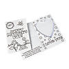 Color Your Own Handprint Mother&#8217;s Day Picture Frame Card Craft Kit - 12 Pc. Image 1