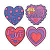 Color Your Own Heart Magnets - 12 Pc. Image 1