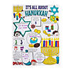 Color Your Own It&#8217;s All About Hanukkah Posters - 12 Pc. Image 1