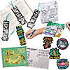 Color Your Own Jungle VBS Craft Kit Assortment - Makes 96 Image 1