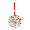 Color Your Own Mark 10 Lacing Ornaments - 12 Pc. Image 1