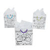 Color Your Own Medium Easter Gift Bags - 12 Pc. Image 1