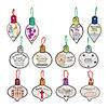 Color Your Own Names of Jesus Ornaments - 12 Pc. Image 1