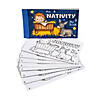 Color Your Own Nativity Flip Books - Makes 12 Image 1