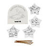Color Your Own Nativity Story Mobile Craft Kit - Makes 12 Image 2