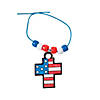 Color Your Own Patriotic Cross Charm Bracelets Image 1