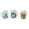Color Your Own Religious Easter BPA-Free Plastic Mugs - 12 Ct. Image 1