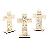 Color Your Own Religious Easter Cross Stand-Ups &#8211; 12 Pc. Image 1