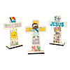 Color Your Own Religious Easter Cross Stand-Ups &#8211; 12 Pc. Image 2