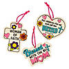 Color Your Own Religious Mother&#8217;s Day Ornaments - 12 Pc. Image 2