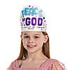 Color Your Own Religious Peace of God Crowns - 12 Pc. Image 3