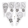Color Your Own Rocky Beach VBS Fans - 12 Pc. Image 1