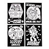 Color Your Own Scooby-Doo!&#8482; Fuzzy Posters - 24 Pc. Image 1