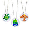 Color Your Own Southwest Symbols Necklaces - 12 Pc. Image 1