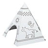 Color Your Own Teepee Playhouse Image 1