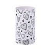 Color Your Own Valentine Heart Luminaries with Tea Lights - 12 Pc. Image 1