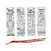Color Your Own Valentine&#8217;s Day Bookmarks - 12 Pc. Image 1