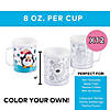 Color Your Own Winter BPA-Free Plastic Mugs - 12 Ct. Image 4