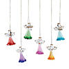 Colorful Angel Christmas Ornaments - 12 Pc. Image 1