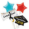 Confetti Graduation Congrats Grad Balloon Bouquet - 12 Pc. Image 1
