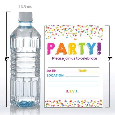 Confetti Party Invitations 40pc. by AmandaCreation Image 2