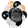 Congrats Graduation Gold Balloon Bouquet - 52 Pc. Image 1