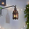 Copper Moroccan Candle Lantern 4X4X9.5" Image 2