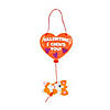 Corgi on Valentine Heart Balloon Sign Craft Kit - Makes 12 Image 1