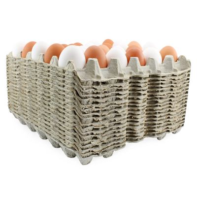 Cornucopia 30-Count Egg Flats (18 Trays); Biodegradable Recycled Material Chicken Egg Cartons, Each Holds 30 Eggs Image 3