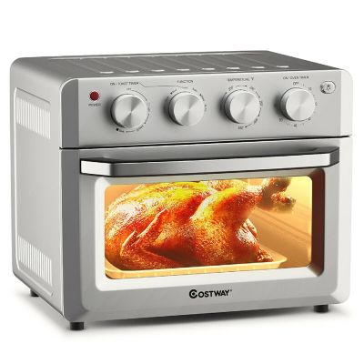 Costway 7-in-1 Air Fryer Toaster Oven 19 QT Dehydrate Convection Ovens w/ 5 Accessories Image 1