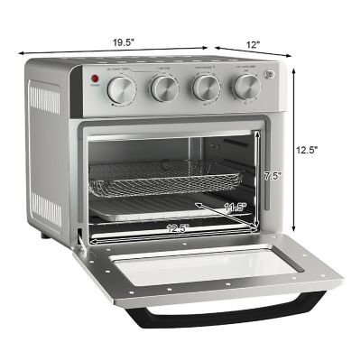 Costway 7-in-1 Air Fryer Toaster Oven 19 QT Dehydrate Convection Ovens w/ 5 Accessories Image 1