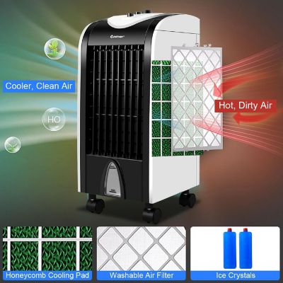 Costway Evaporative Portable Cooler Fan Humidify Image 3