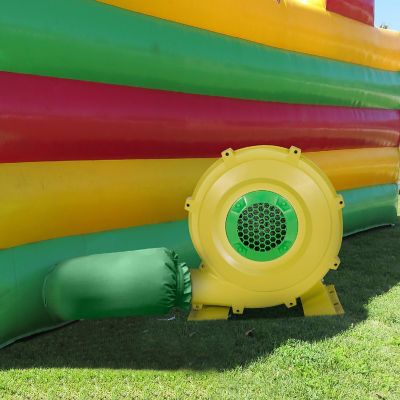 Costway Inflatable Bounce House Blower 1100W 1.5HP Air Pump Commercial Castle Slide Fan Image 1