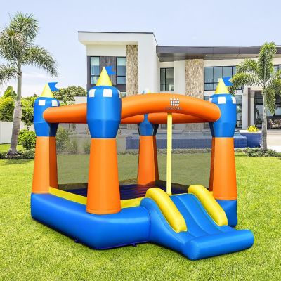 Costway Inflatable Bounce House Kids Magic Castle w/ Large Jumping Area Without Blower Image 2