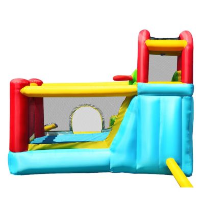 Costway Inflatable Kids Water Slide Jumper Bounce House Splash Water Pool Without Blower Image 2