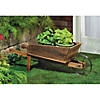 Country Flower Cart Planter 33X9.75X11.25" Image 1