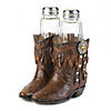 Cowboy Boots S & P Shakers Holder Set 4.25X4.25X5.62" Image 1