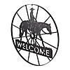 Cowboy Welcome Wheel Sign 23.75X0.75X23.75" Image 3